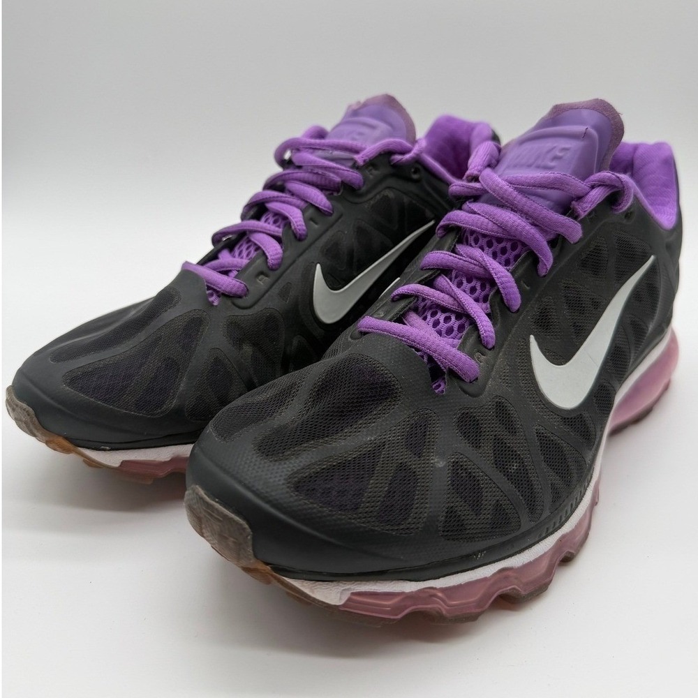 Nike Womens Air‎ Max 360 Women's SIze 8 Black Running Shoes 0039